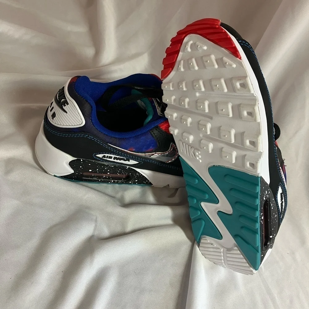 Nike Black and Blue Sneakers for Ultimate Style